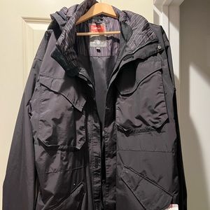 Foursquare mens snow jacket, 2 jackets shell and base